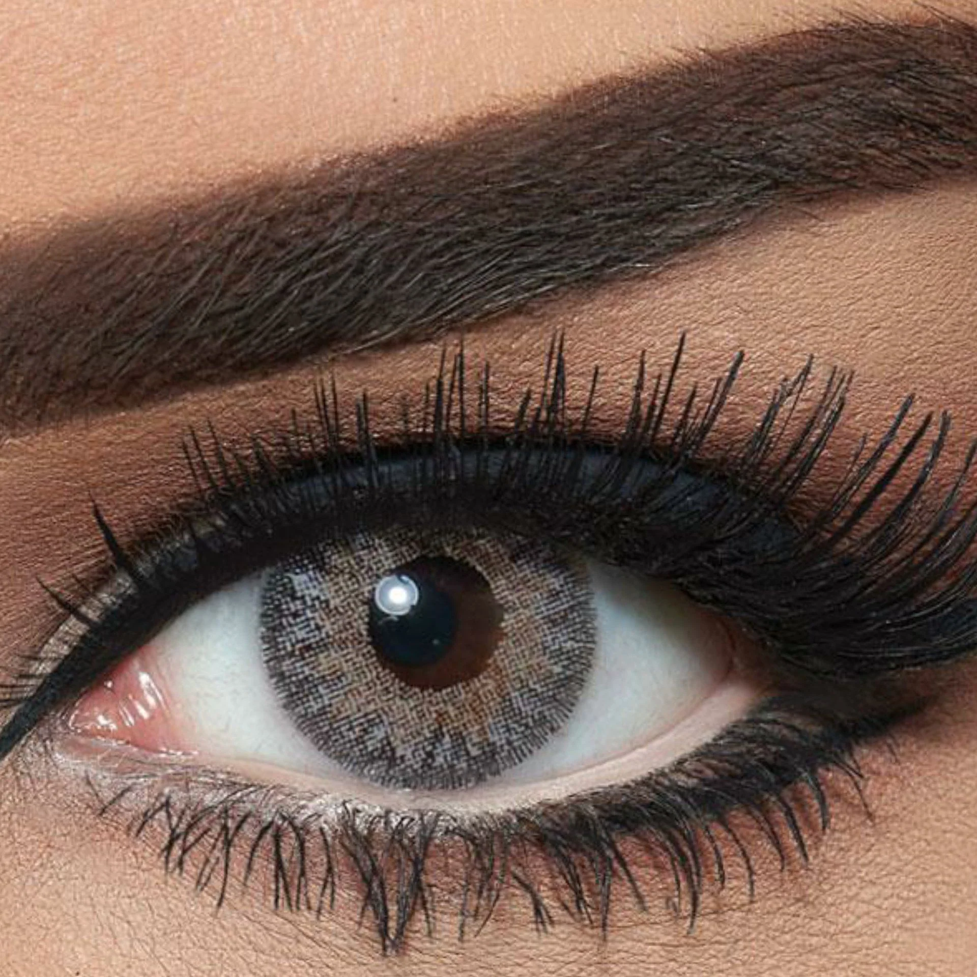 NATURAL Cool Gray Colored Contact Lenses - Feixum