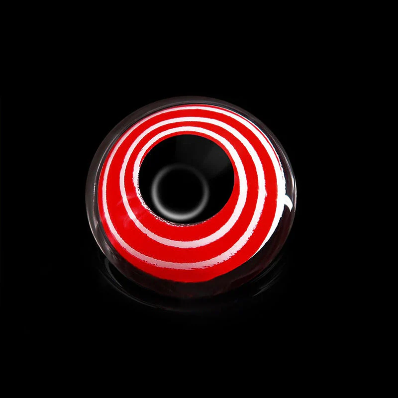 Cosplay Circle Red Contact Lenses - Feixum