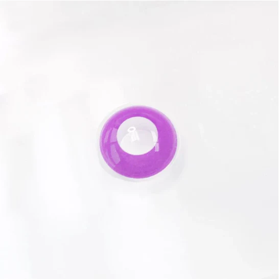 Cosplay Grey violet block Purple Colored Contact Lenses - Feixum