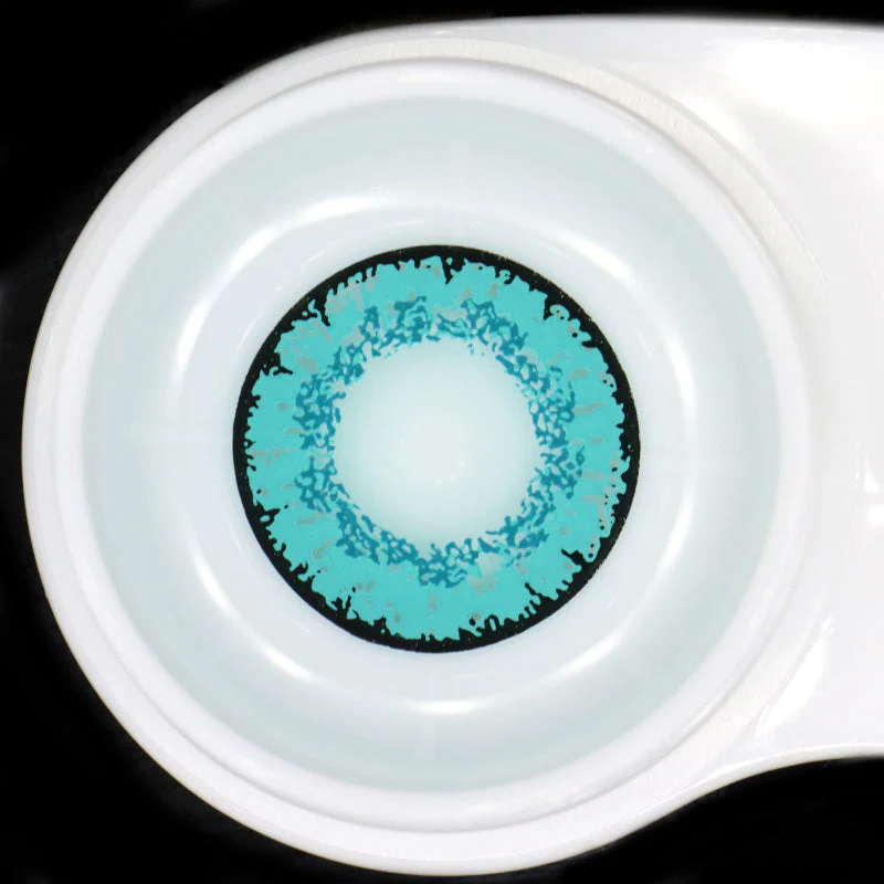 Cosplay Queen Light Blue Colored Contact Lenses - Feixum
