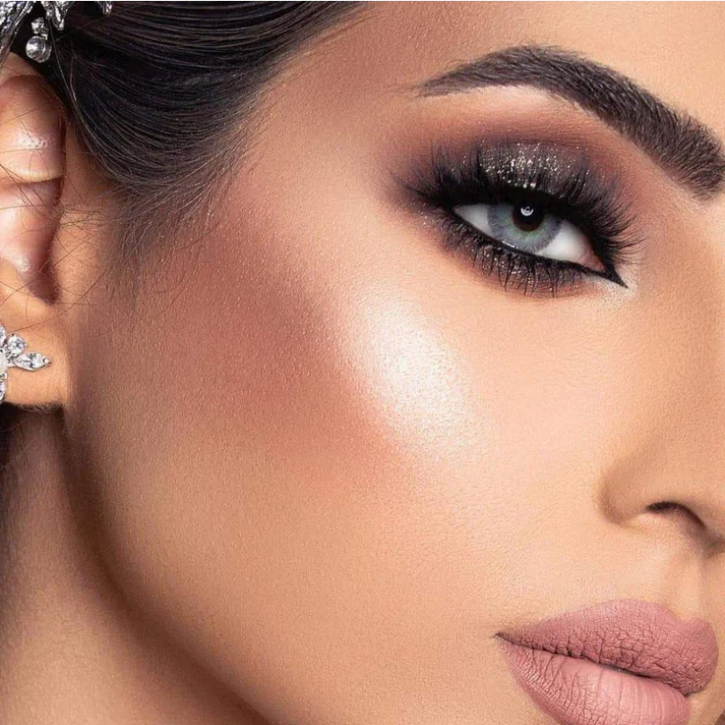 GLOW  NAVY GRAY  Colored Contact Lenses - Feixum