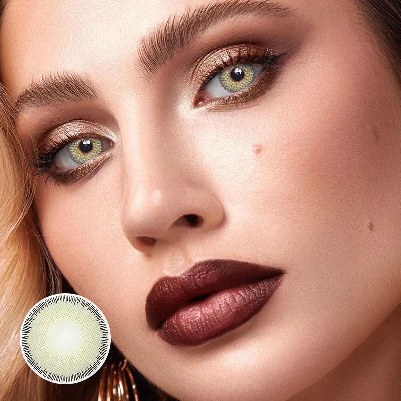 Breena Gray Colored Contact Lenses - Feixum