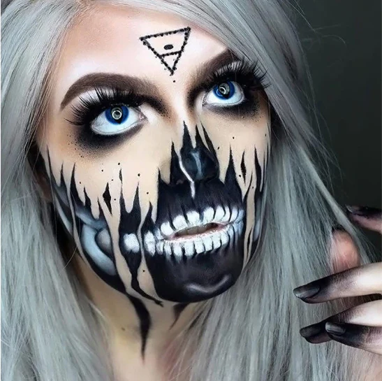 Cosplay Cat Eye Blue Colored Contact Lenses - Feixum