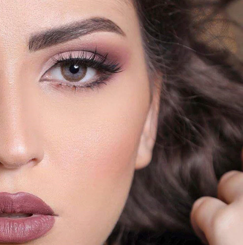 Athena Brown Colored Contact Lenses - Feixum