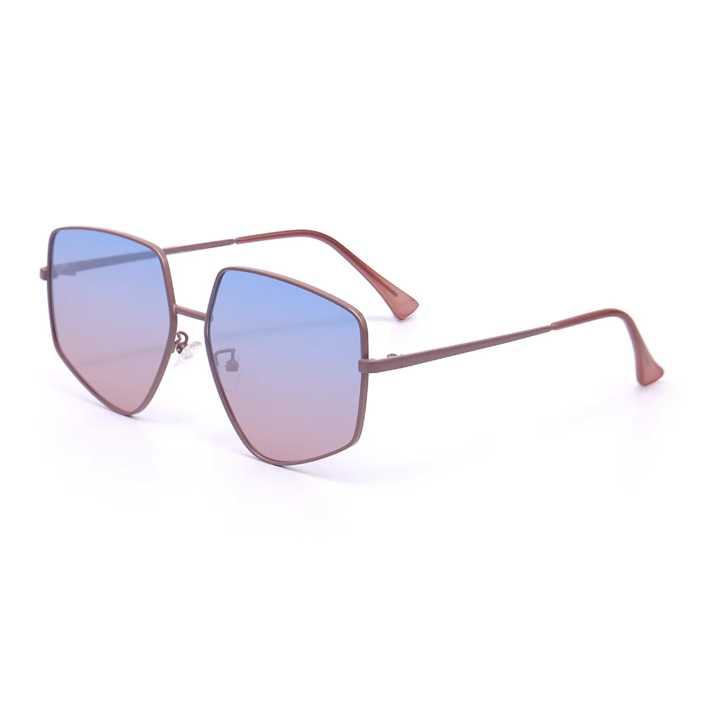 Bella Geometric Blue Sunglasses - Feixum
