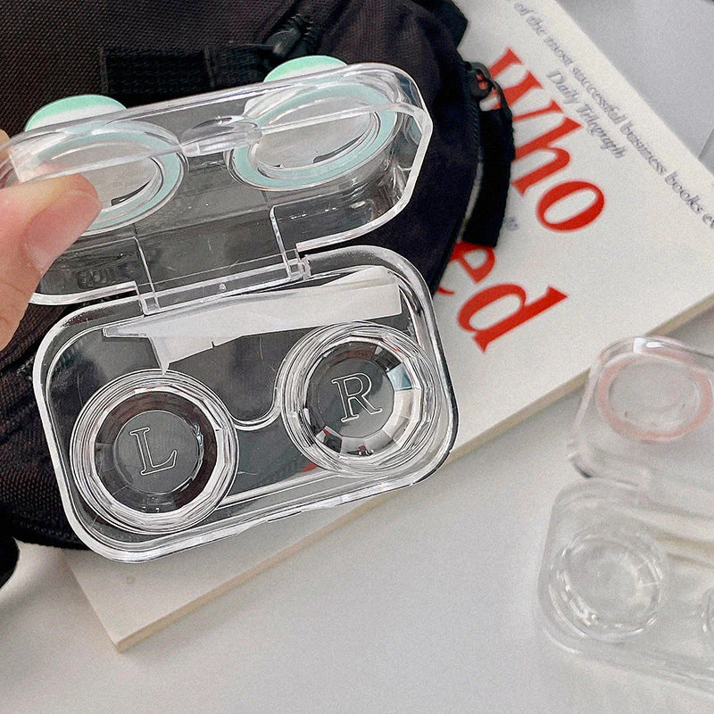 Birthday Apron Cartoon Colored Contact Lens Case - Feixum