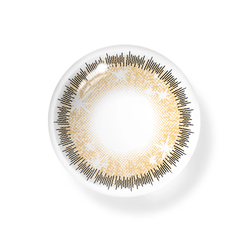 Cosplay Star Eyes Brown Colored Contact Lenses - Feixum