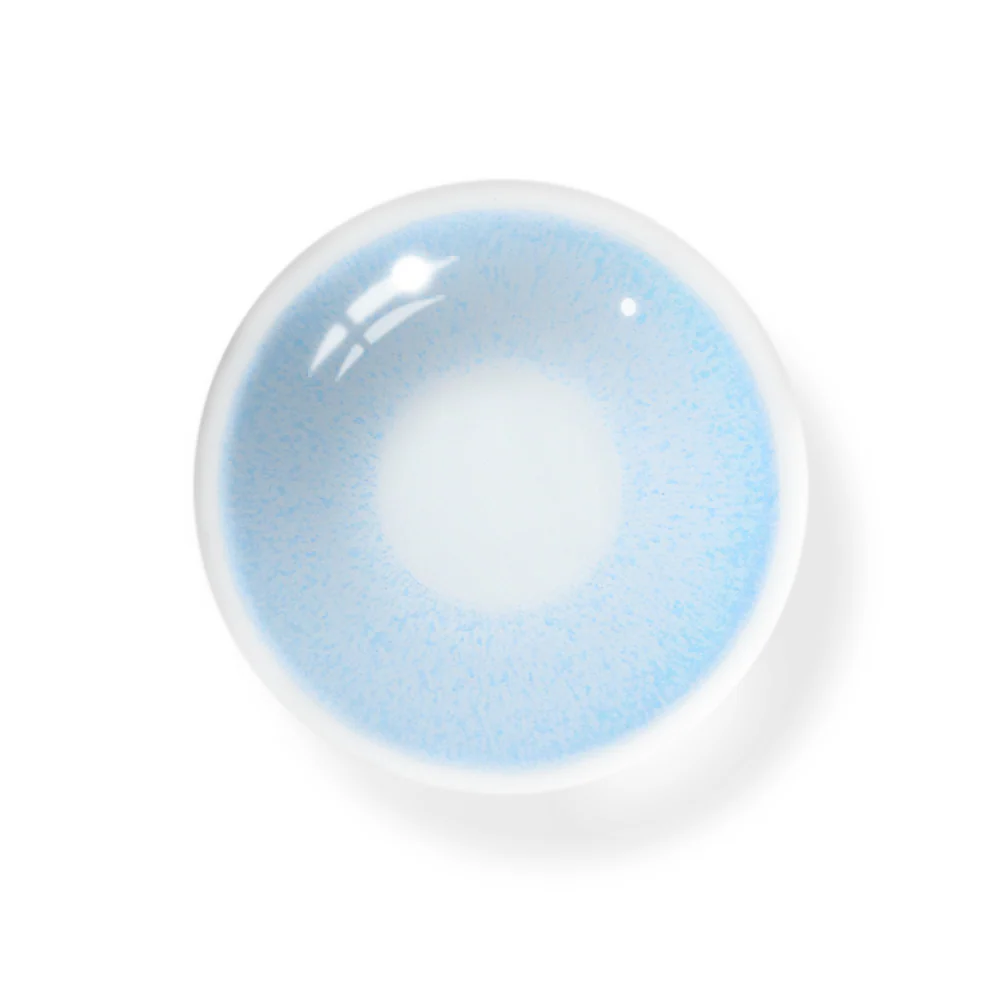 Cosplay Fluorescent Blue Colored Contact Lenses - Feixum