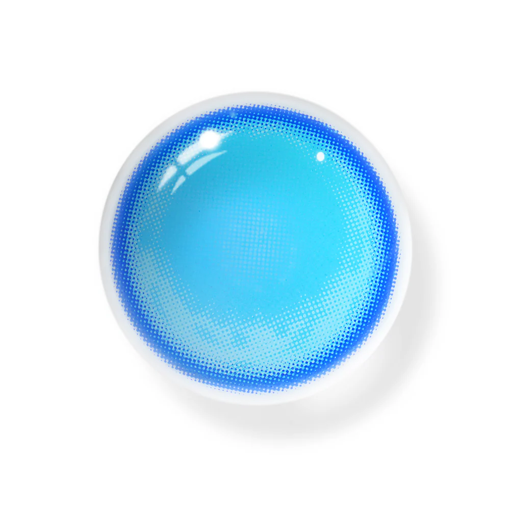 Cosplay Fairy Blue Colored Contact Lenses - Feixum