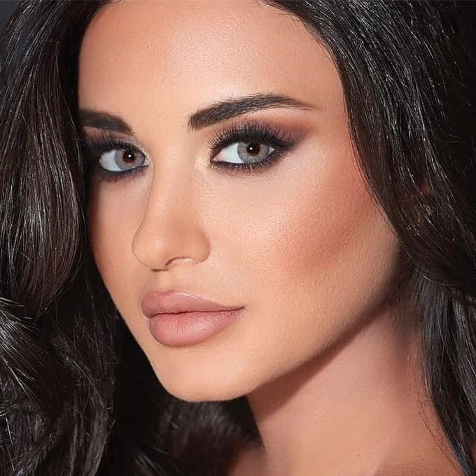 Elite Amber Gray Colored Contact Lenses - Feixum