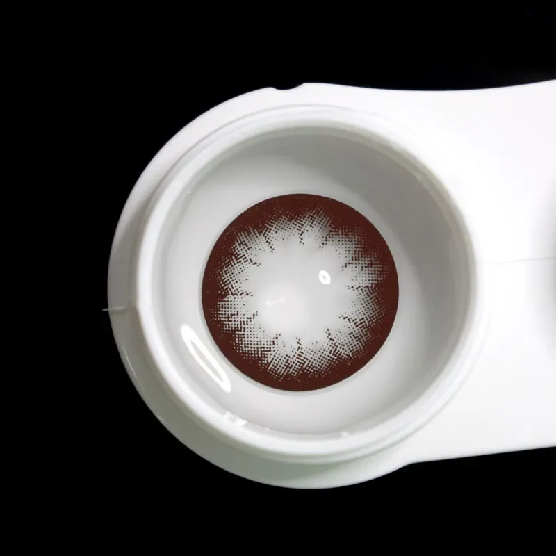 Big Eyes Chocolate Brown Colored Contact Lenses - Feixum