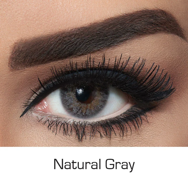 NATURAL GRAY Colored Contact Lenses - Feixum