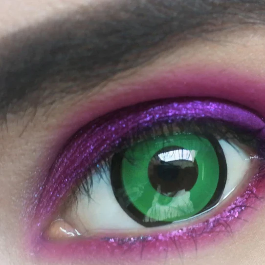 Cosplay Green Manson Colored Contact Lenses - Feixum