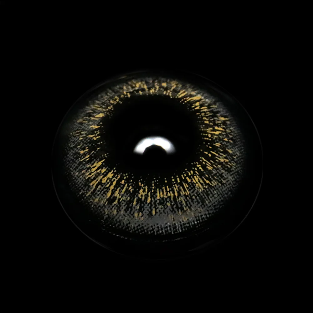 Nashia Gray Prescription Colored Contact Lenses - Feixum