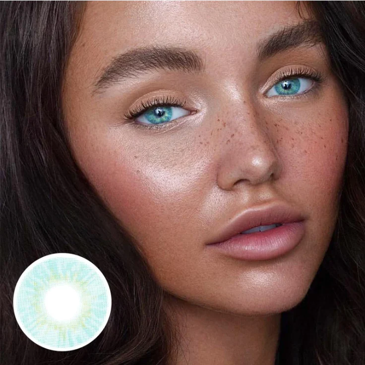 Cherry Tiffany Blue Colored Contact Lenses - Feixum