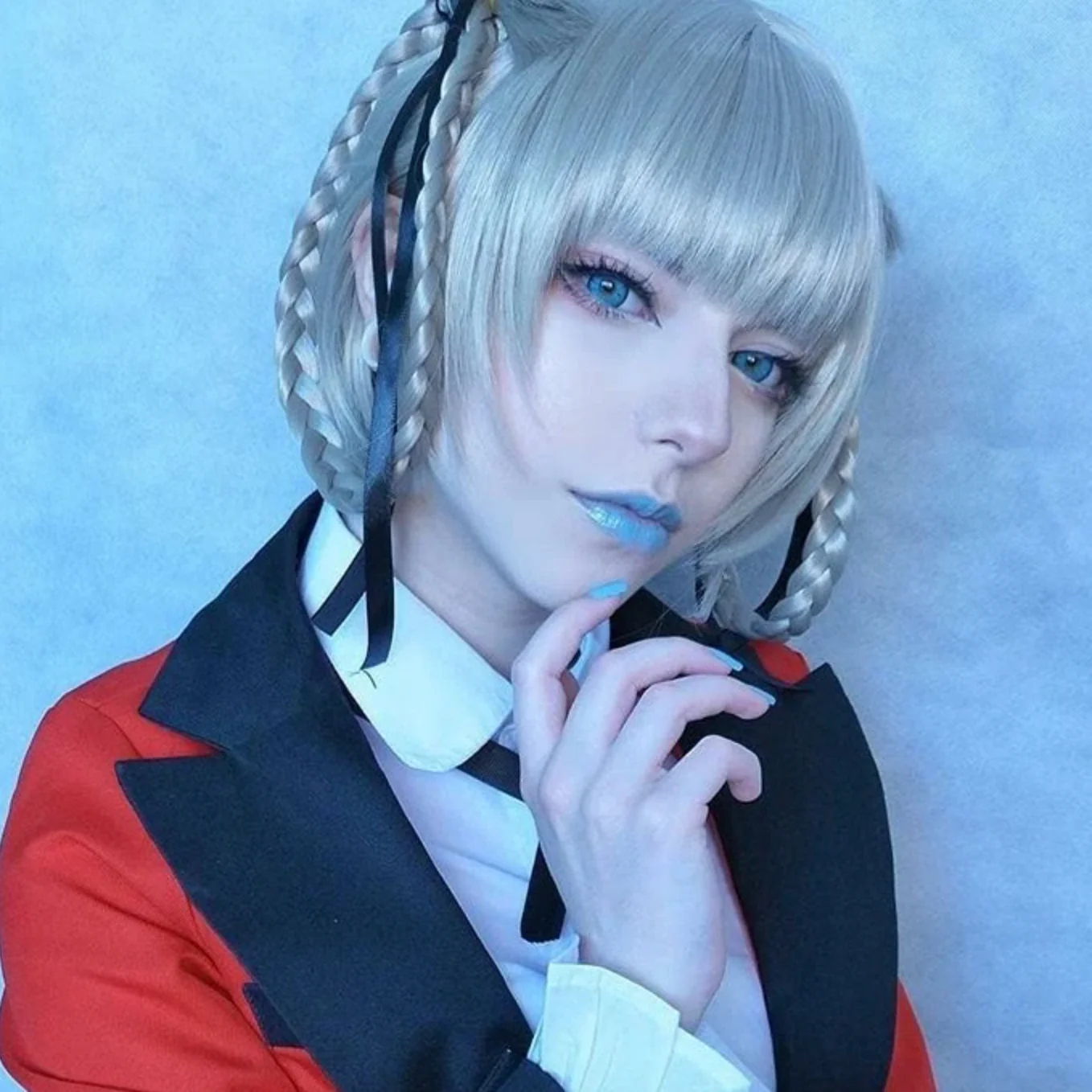 Halloween Miracle Tinged Blue Prescription Colored Contact Lenses - Feixum