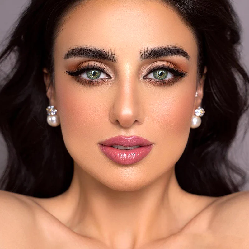 Monet Green Colored Contact Lenses - Feixum