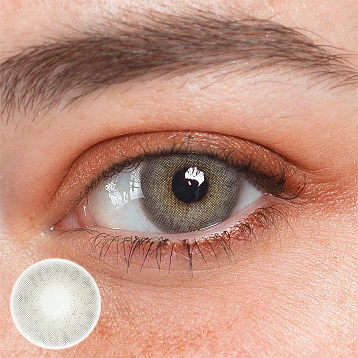Gimlet Milk Grey Colored Contact Lenses - Feixum