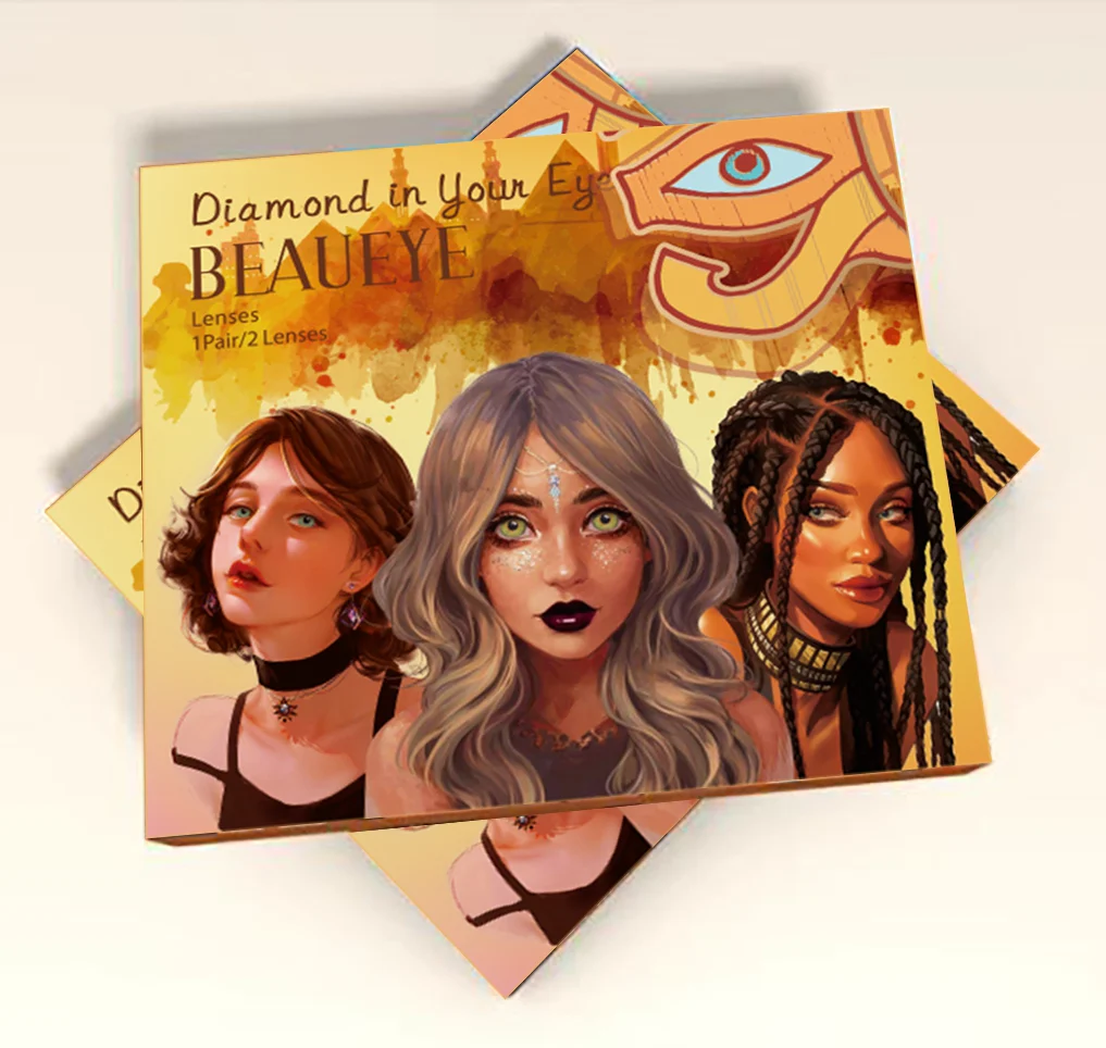 Cosplay Spider Black Colored Contact Lenses - Feixum