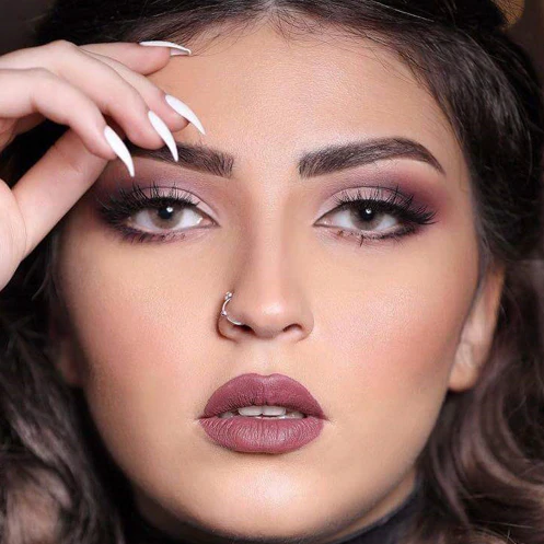 Athena Caramel Colored Contact Lenses - Feixum