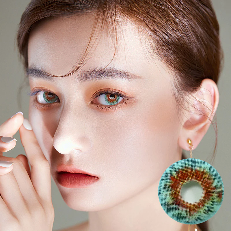 Cosplay Genshin Impact MarieAntoinetteBlue Colored Contact Lenses - Feixum