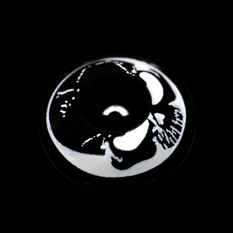 Cosplay Spider Animal Black Colored Contact Lenses - Feixum