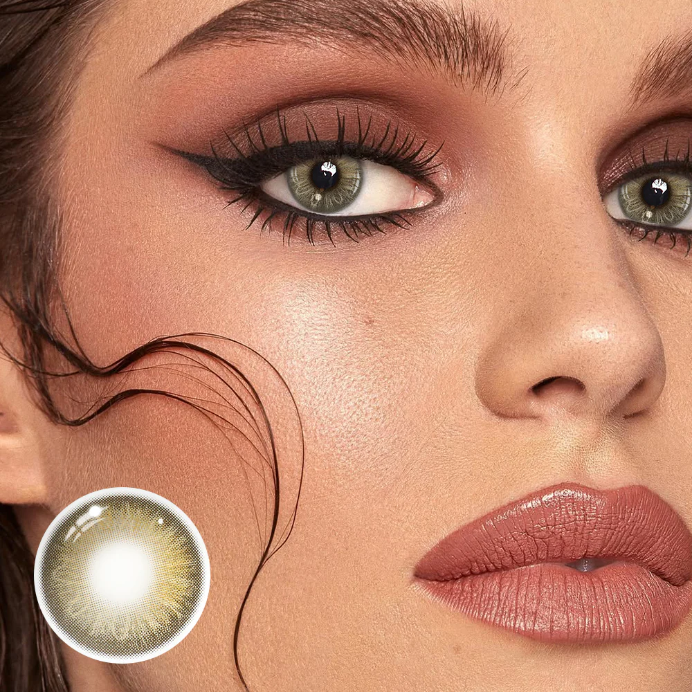 Melania Brown Colored Contact Lenses - Feixum