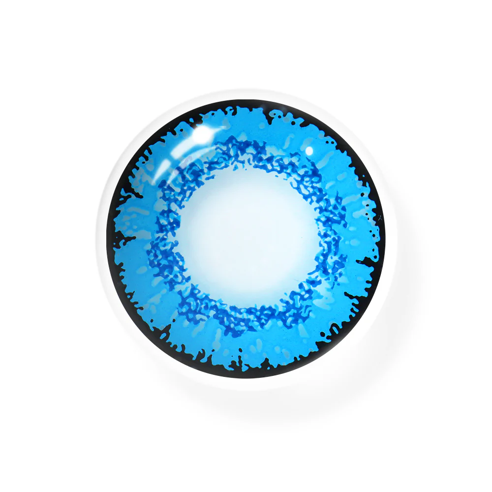 Cosplay Genshin Impact Candace Dark Blue Colored Contact Lenses - Feixum