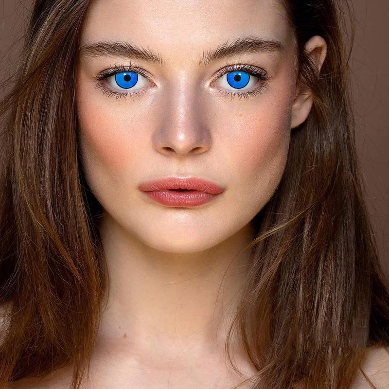 Halloween Lake Blue Colored Contact Lenses - Feixum