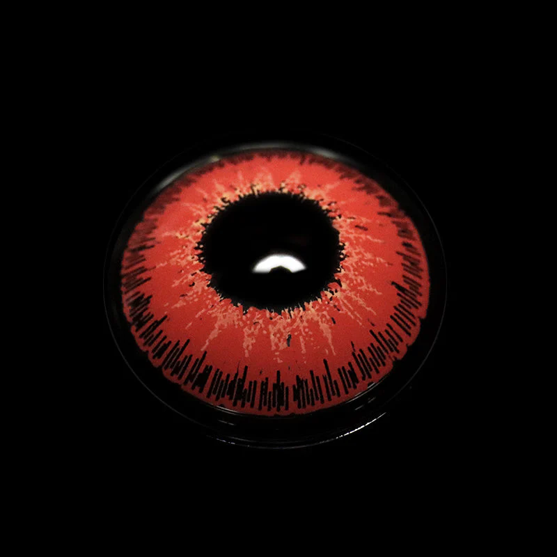 Cosplay Indians Red Colored Contact Lenses - Feixum