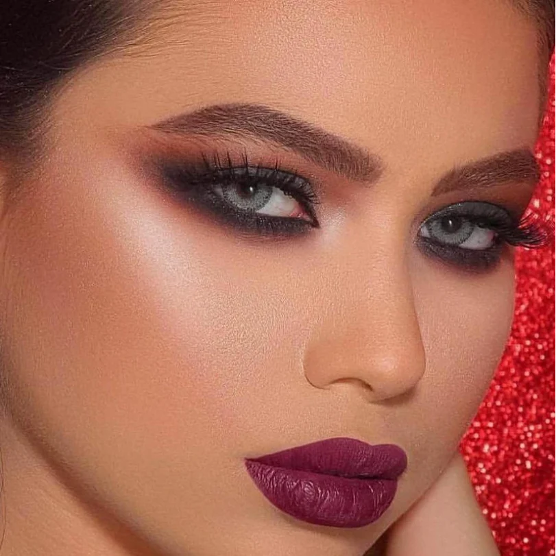 GLOW  HUSKY GRAY GREEN  Colored Contact Lenses - Feixum