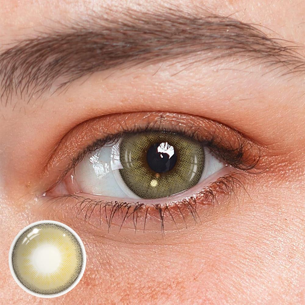 Butter Brown Colored Contact Lenses - Feixum