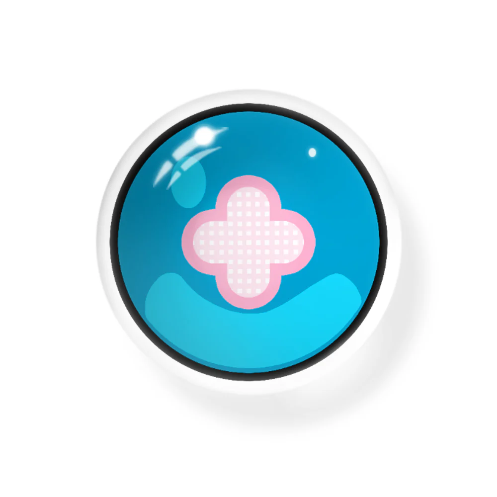 Cosplay Genshin Impact Hibana Blue Colored Contact Lenses - Feixum