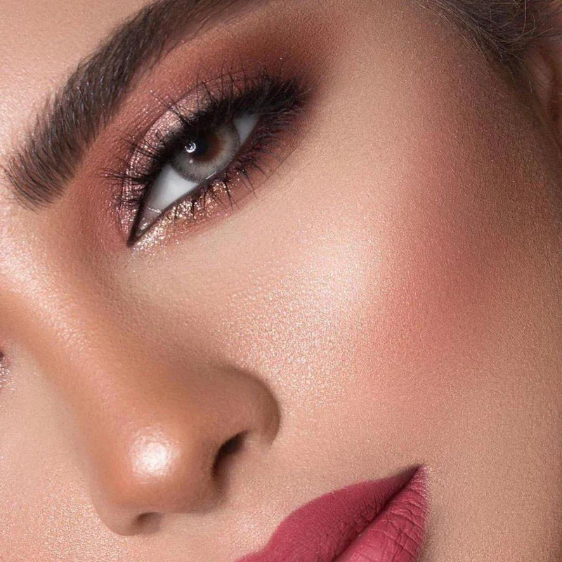 Elite Gray Beige Colored Contact Lenses - Feixum