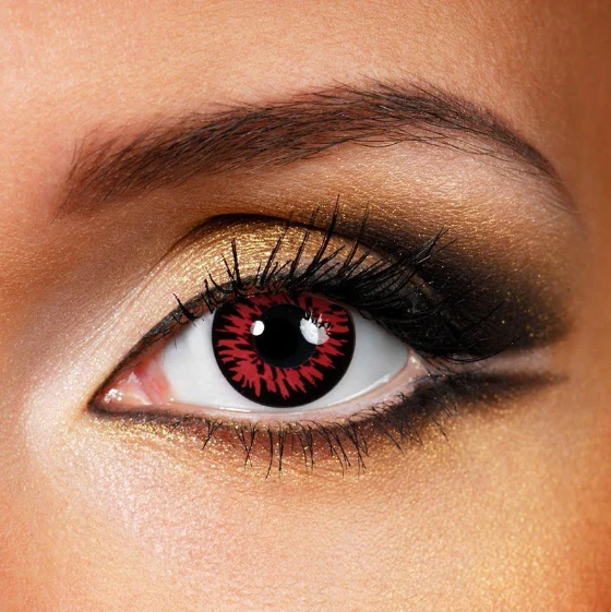 Cosplay Enchanted Black Colored Contact Lenses - Feixum
