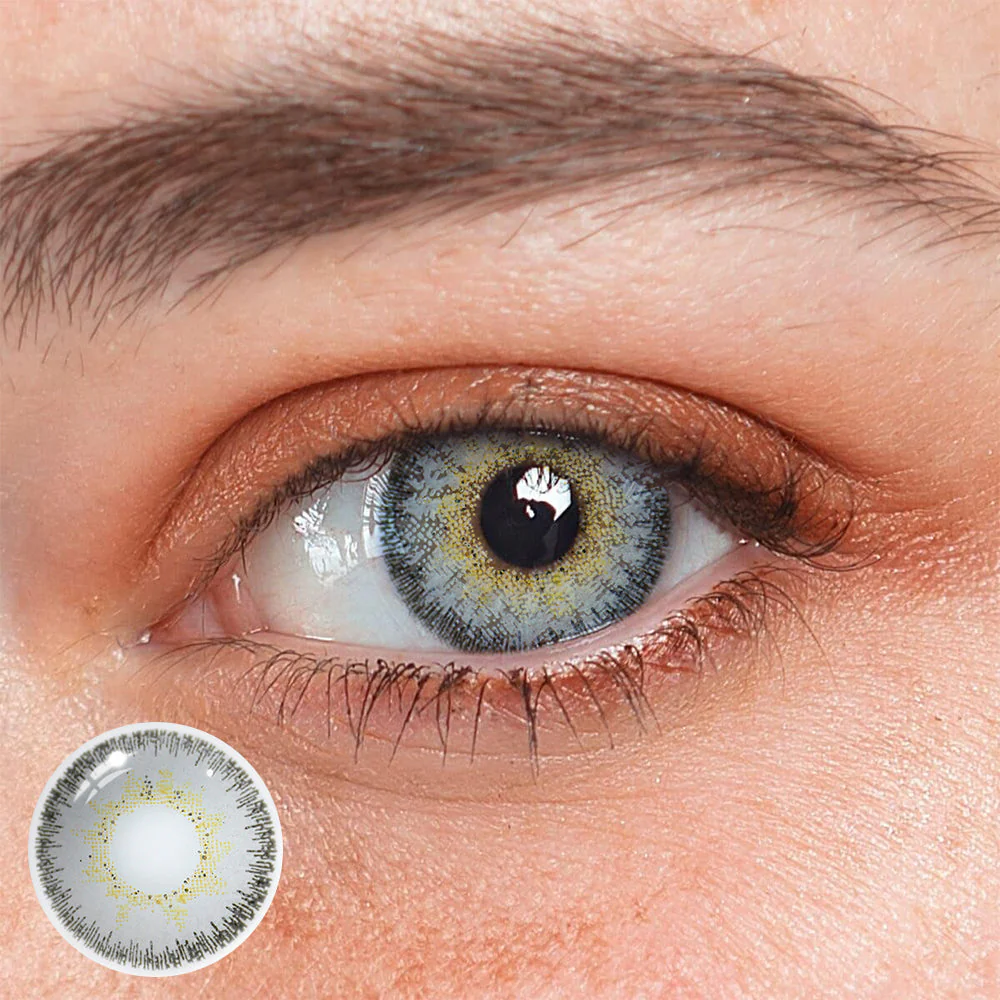 Artemis Cool Gray Colored Contact Lenses - Feixum