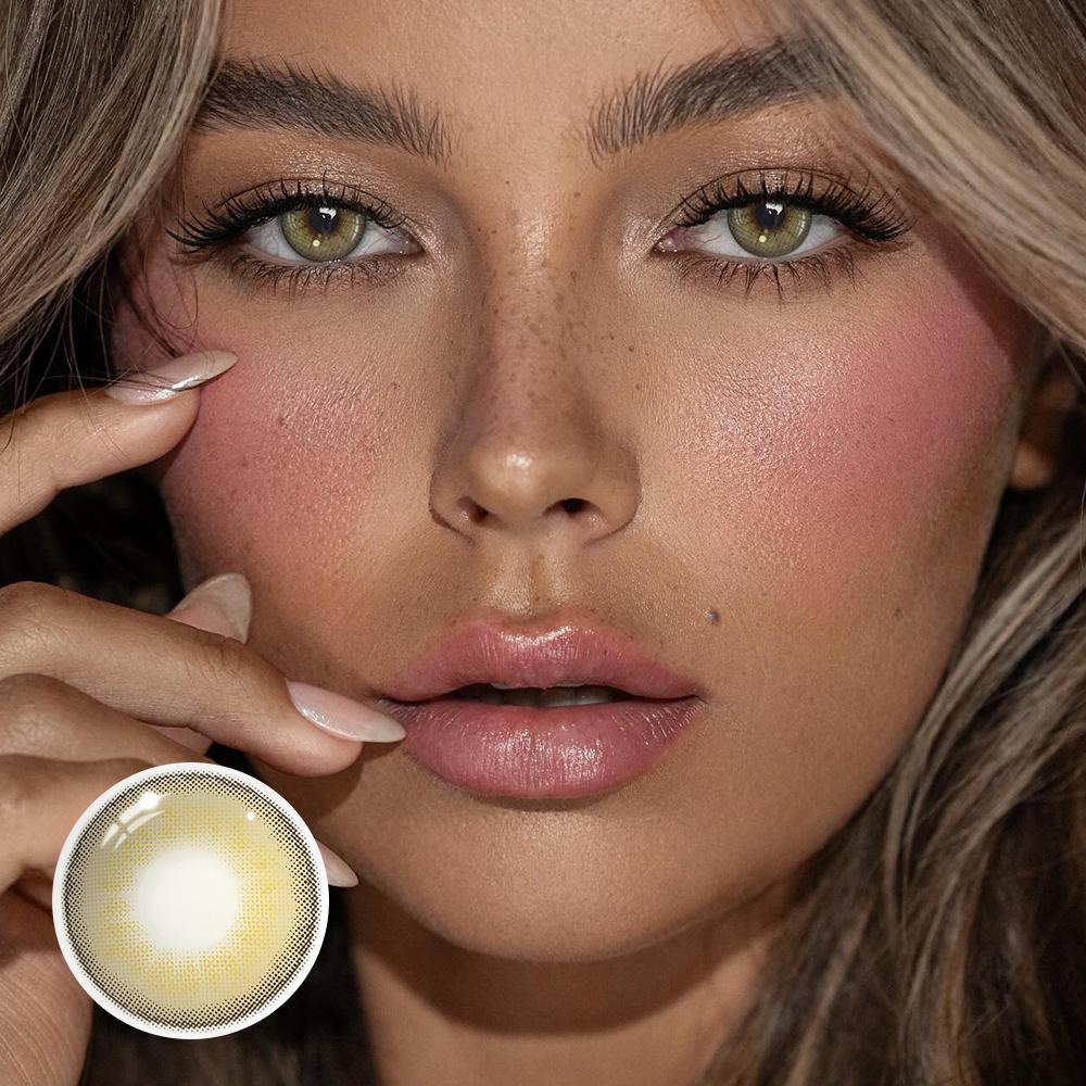 Butter Brown Colored Contact Lenses - Feixum