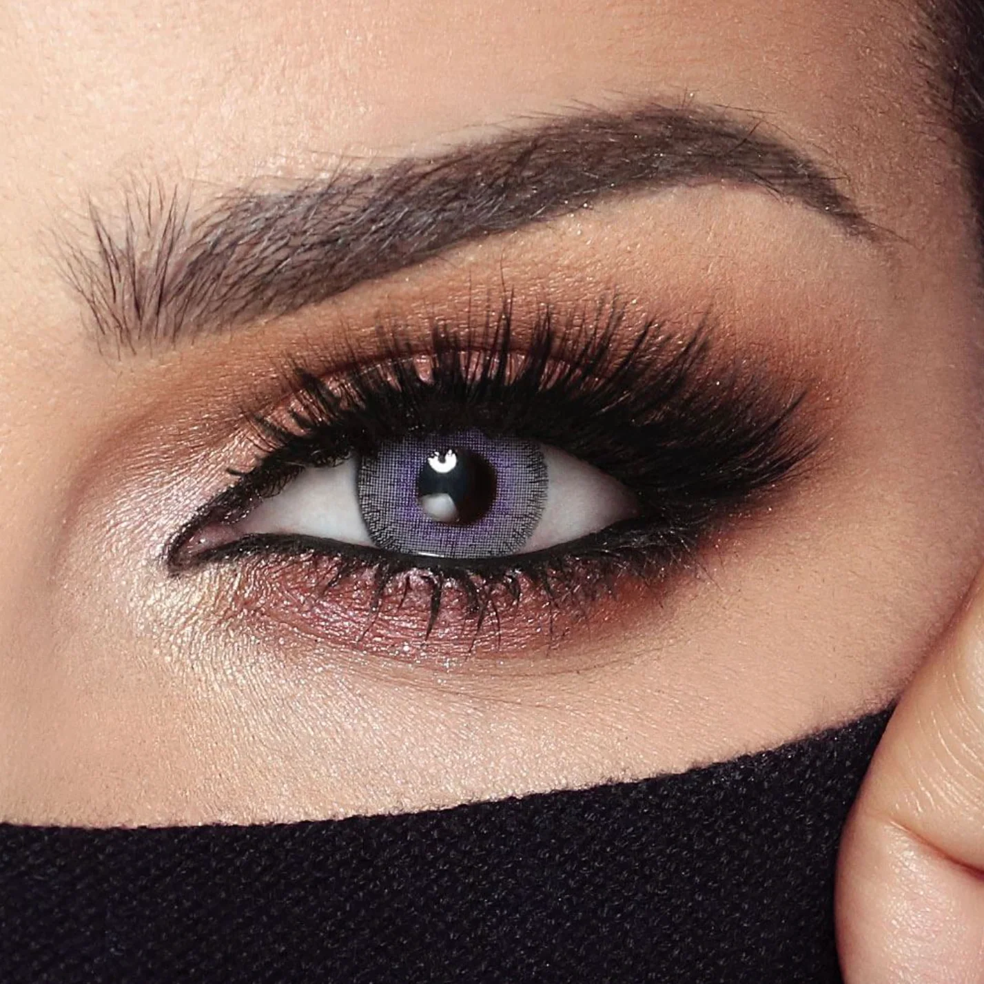 Elite LILA GRAY Colored Contact Lenses - Feixum