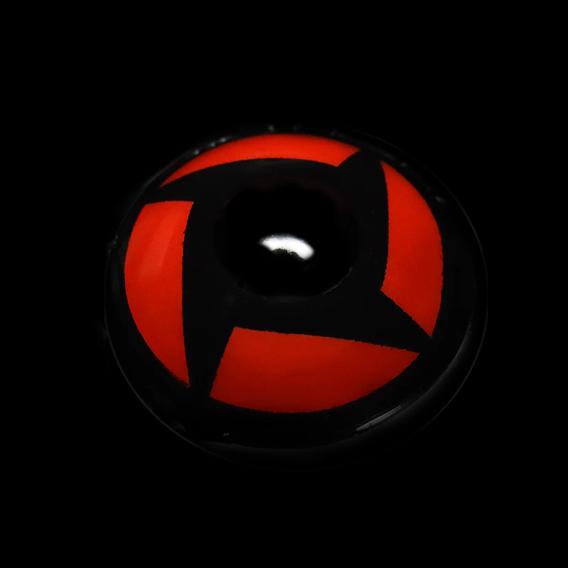 Cosplay NARUTO Uchiha Shisui Shalingan Red Prescription Colored Contact Lenses - Feixum