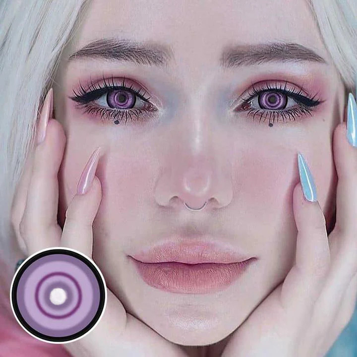 Cosplay Sakuya Violet Colored Contact Lenses - Feixum
