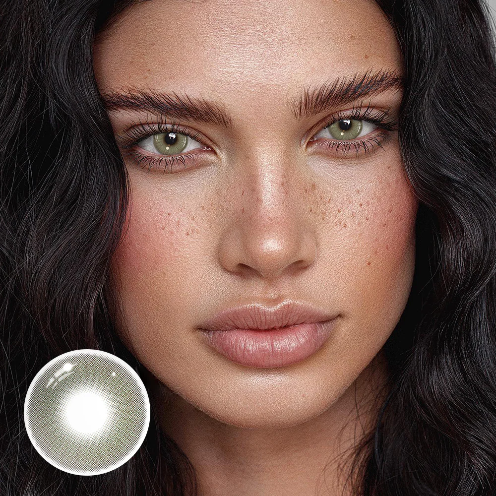 Beatriz Gray Colored Contact Lenses - Feixum