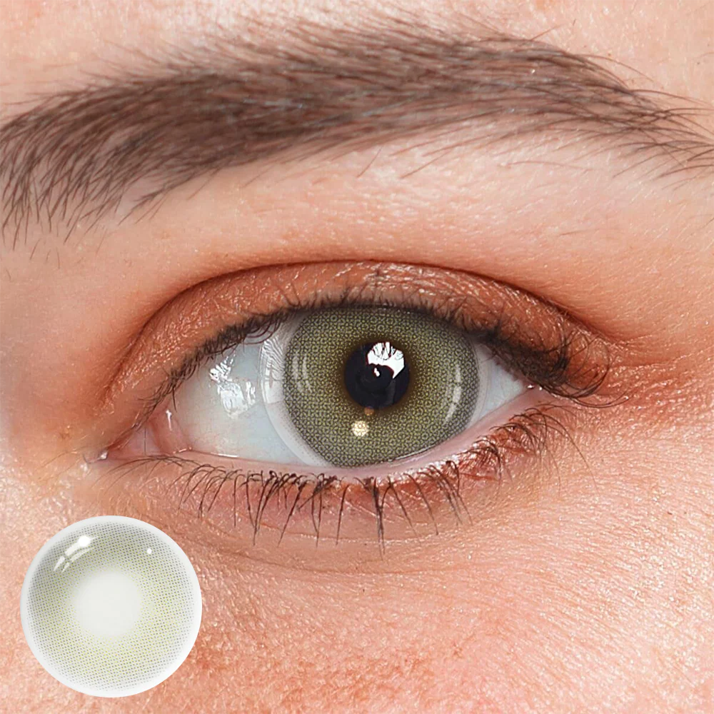BEESWAX SKY GRAY Colored Contact Lenses - Feixum