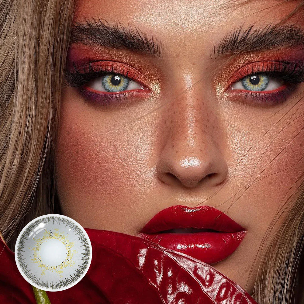 Artemis Cool Gray Colored Contact Lenses - Feixum