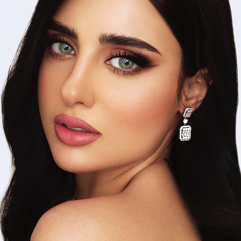 Monet Green Colored Contact Lenses - Feixum