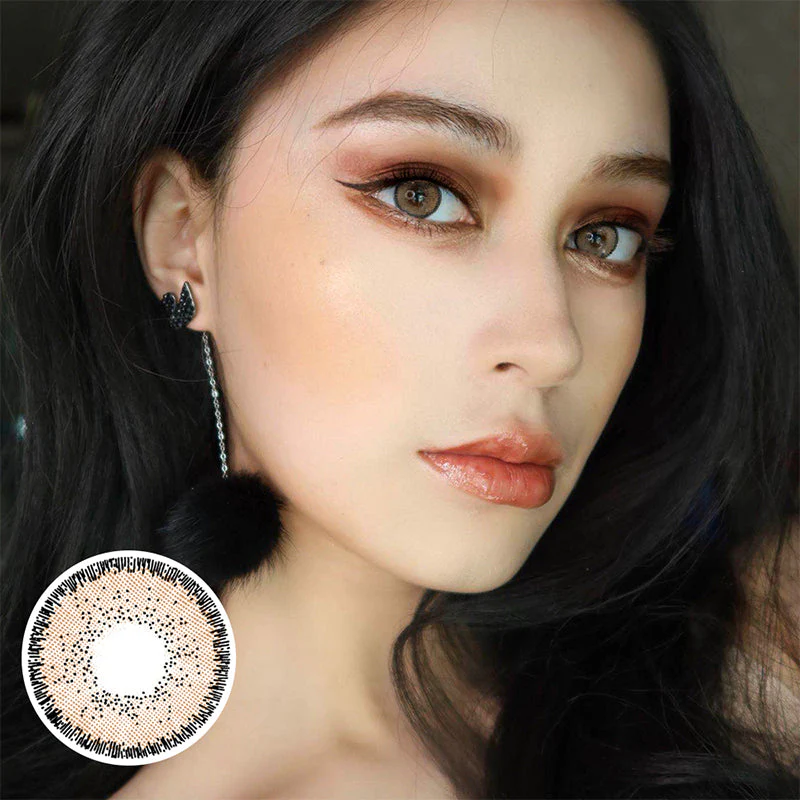 Natural Colors OCRE BROWN Colored Contact Lenses - Feixum