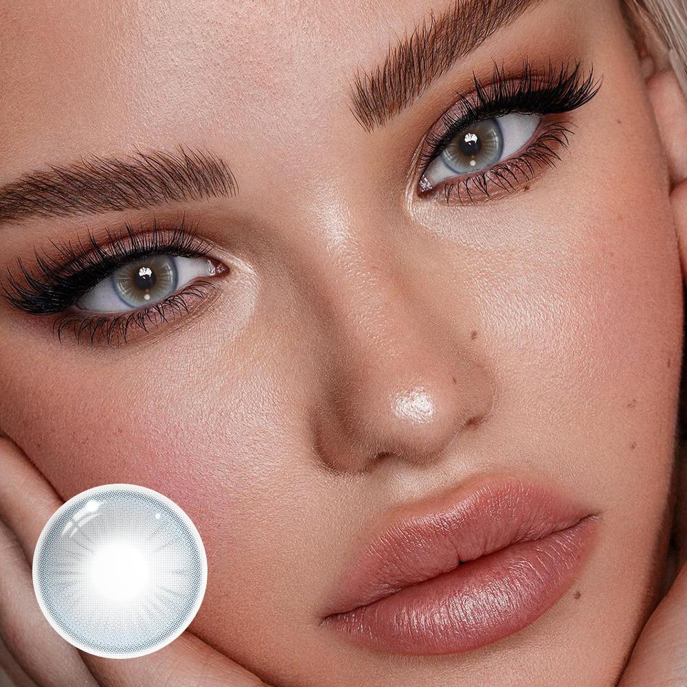 Avery Light Blue Colored Contact Lenses - Feixum