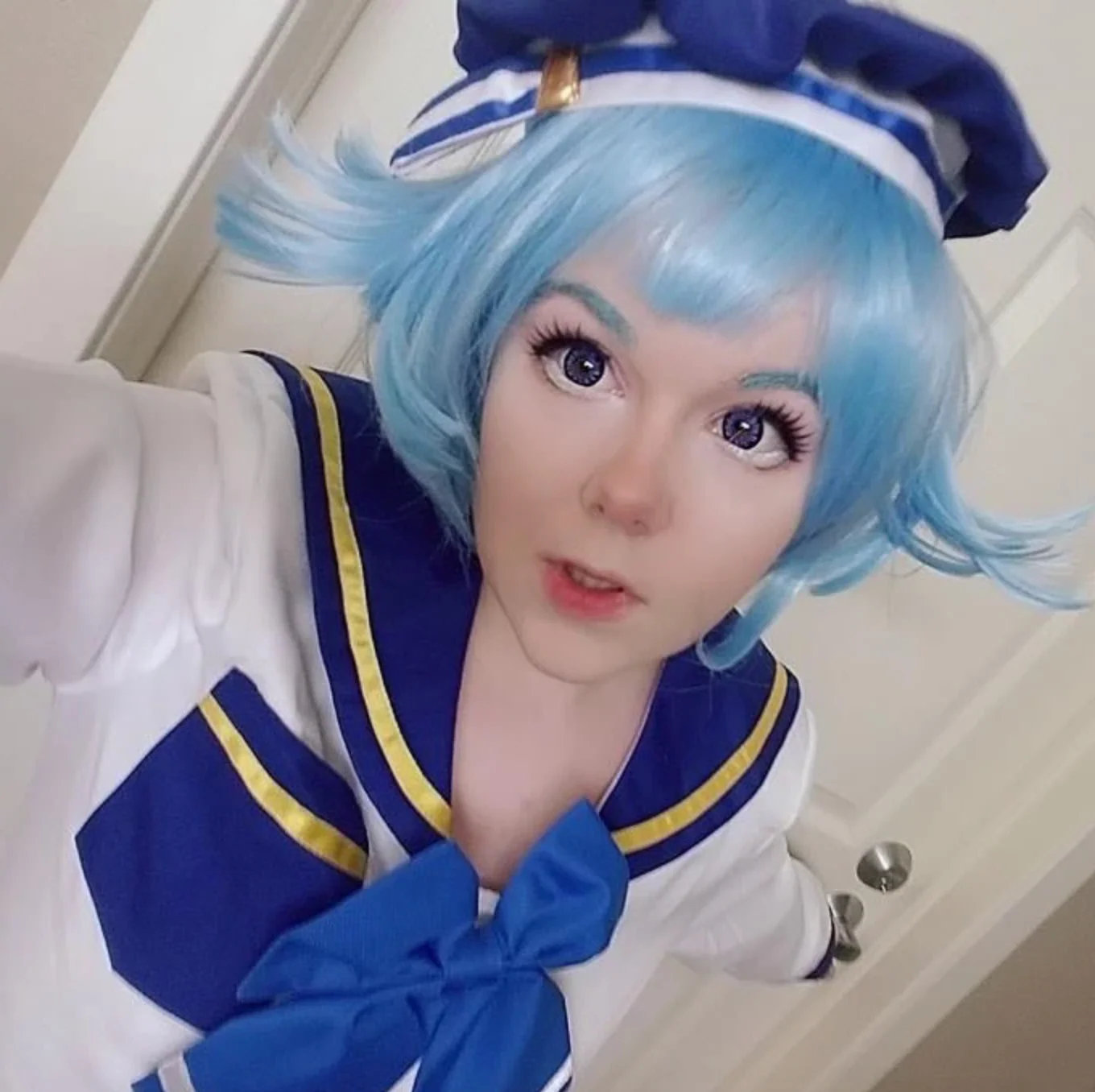 Halloween Miracle D-Violet Prescription Colored Contact Lenses - Feixum