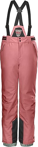 Killtec Mädchen Skihose/Funktionshose mit abzippbarem Latz, Schneefang und Kantenschutz Ksw 77 Grls Ski Pnts - Feixum